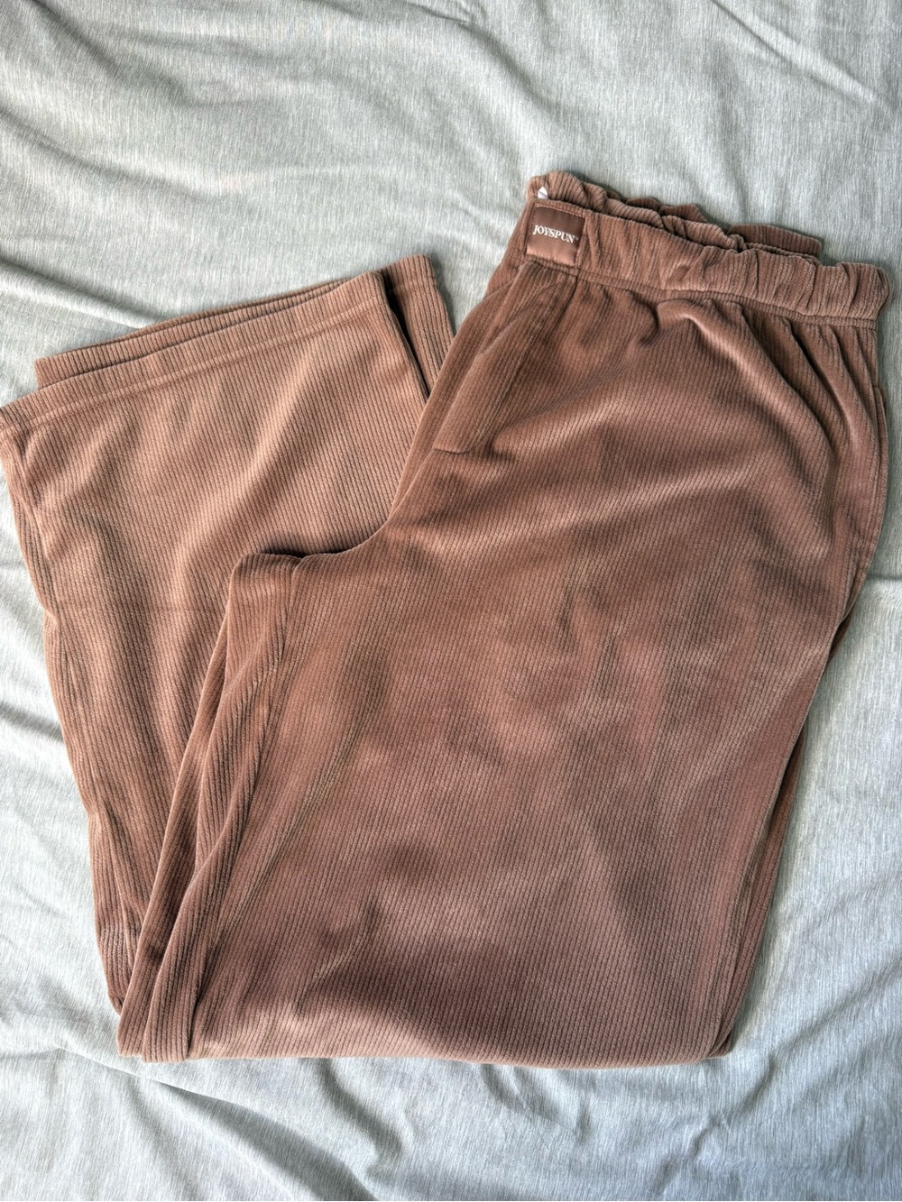 Joyspun Womens Soft Pajama Pants in Dusty Brown